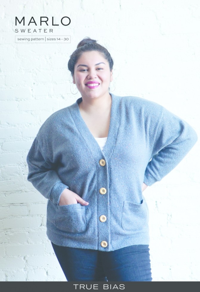 True Bias Paper Sewing Pattern Marlow Sweater