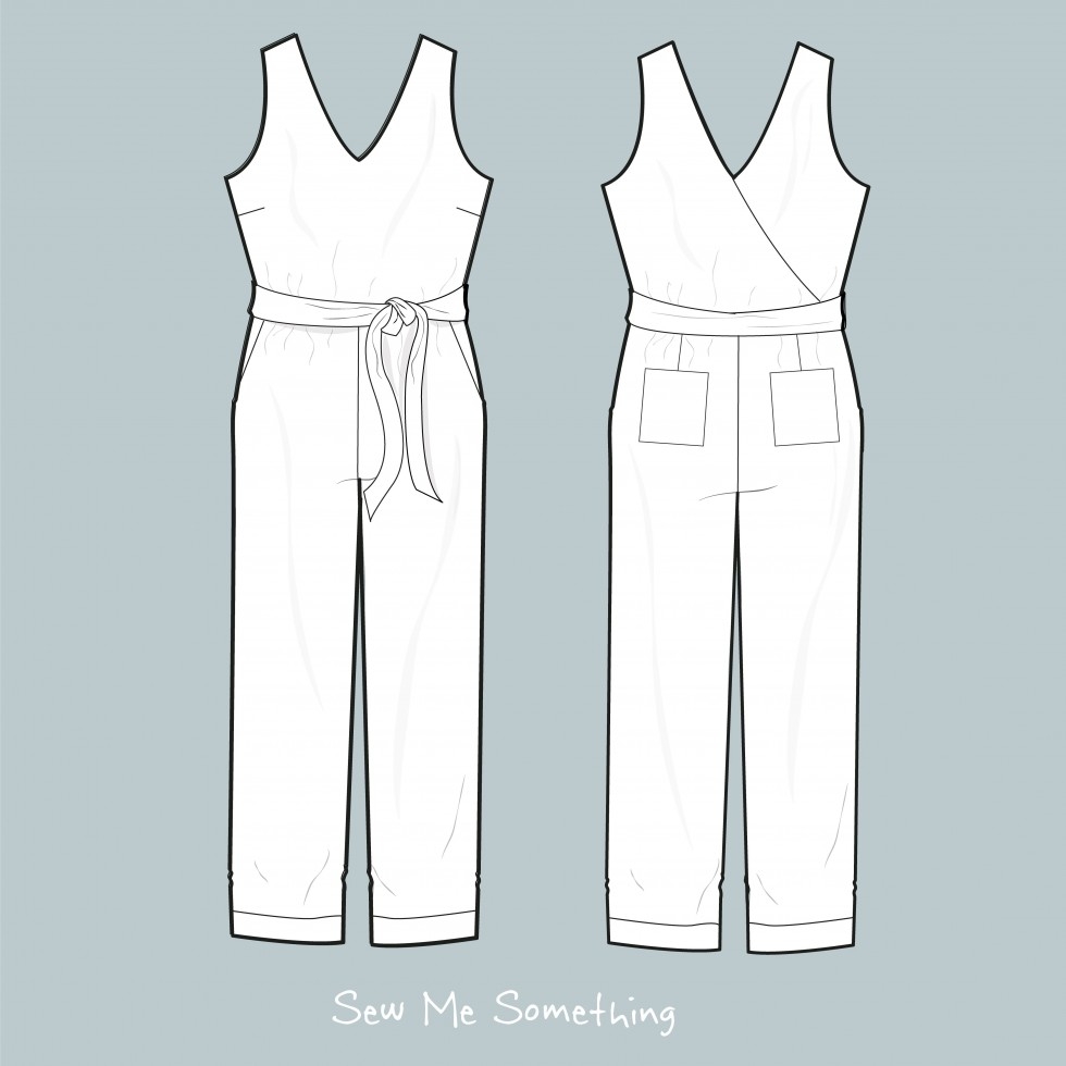 Sew Me Something Paper Sewing Pattern Cleo Jumpsuit