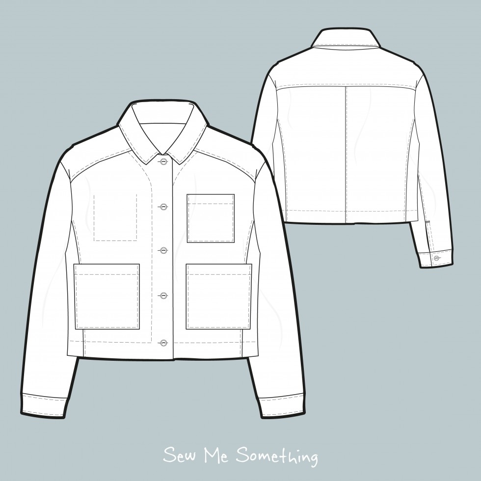 Sew Me Something Paper Sewing Pattern Gertrude Jacket