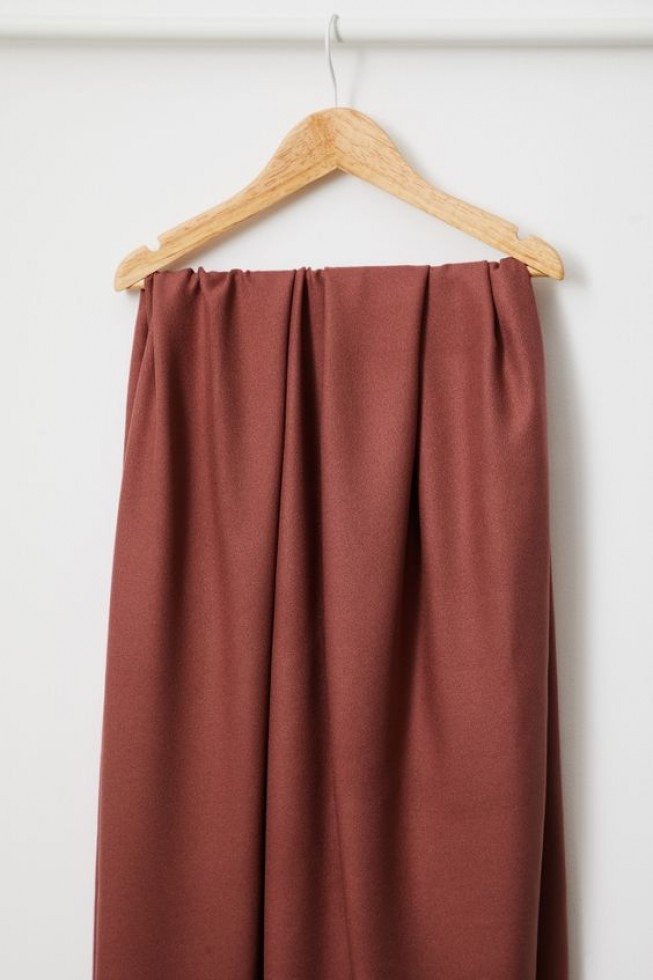 Mind The MAKER Ecovero Viscose Crepe Fabric Rosewood