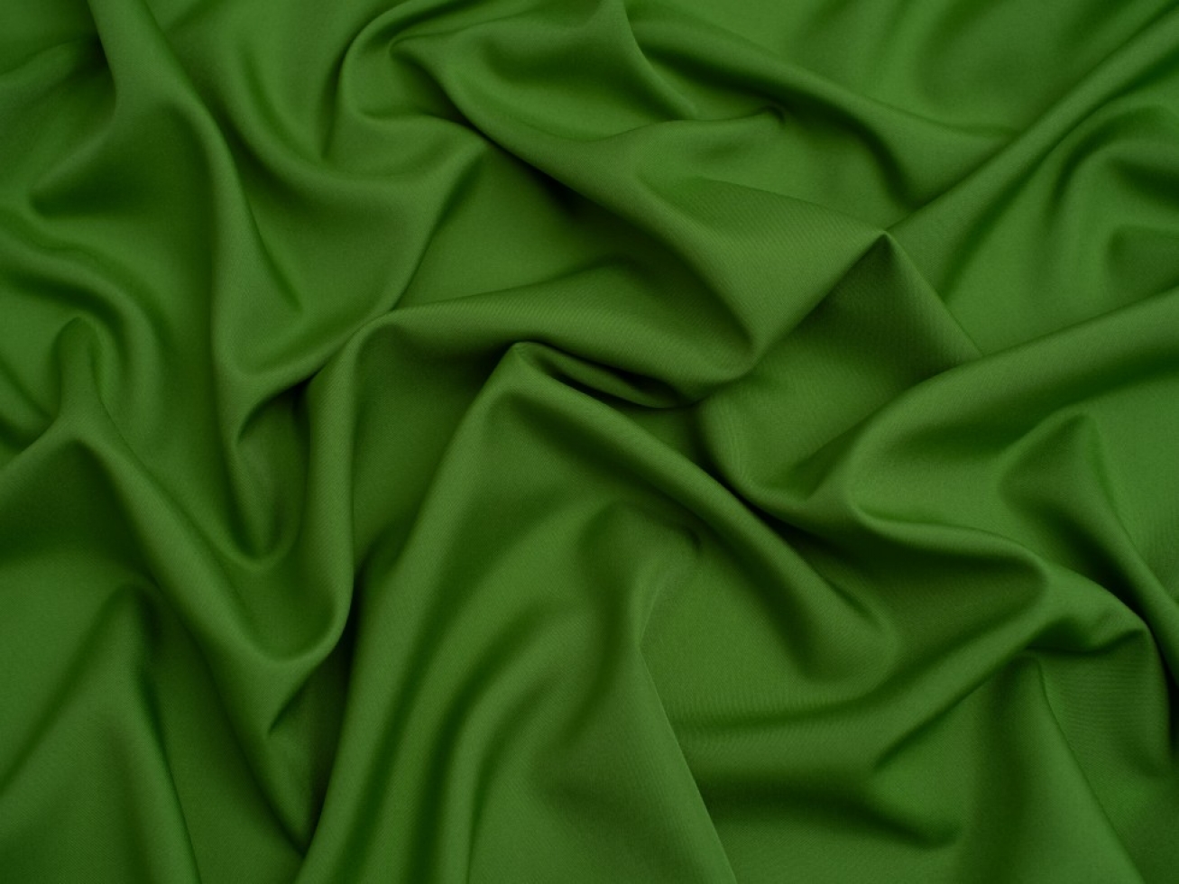 Minerva Core Range Soft Touch Crepe Fabric Grass Green