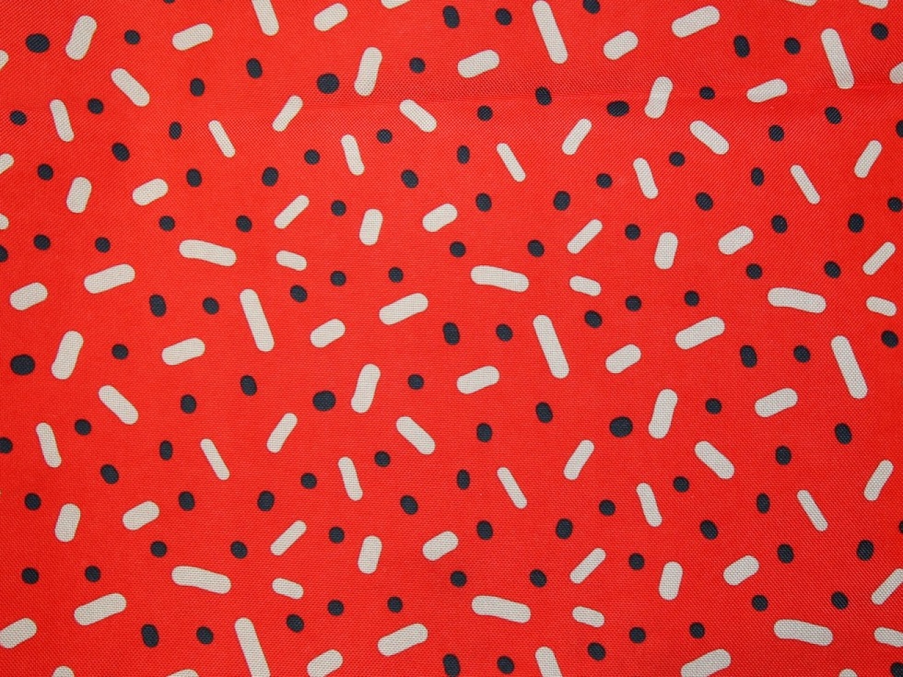 PU Coated Water Resistant Fabric Red