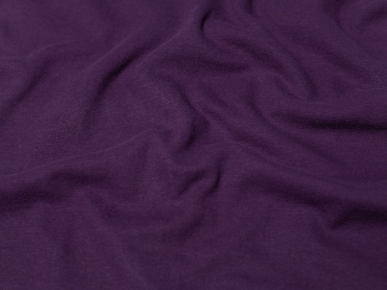 Minerva Core Range Tubular Ribbing Stretch Knit Fabric Purple
