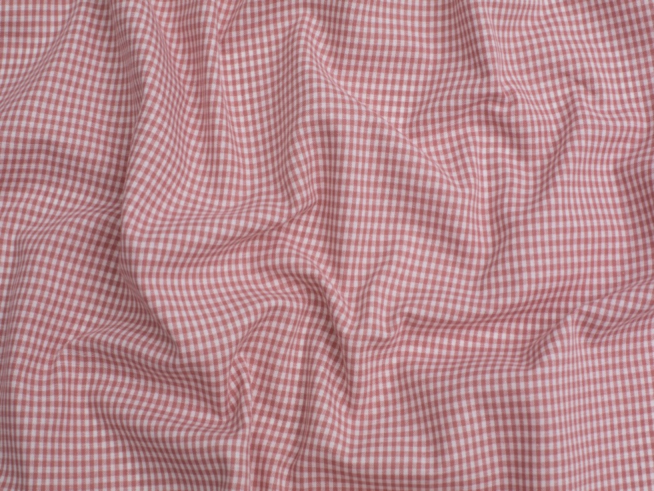 Minerva Core Range 1/8 inch 100% Cotton Gingham Fabric Dusky Pink