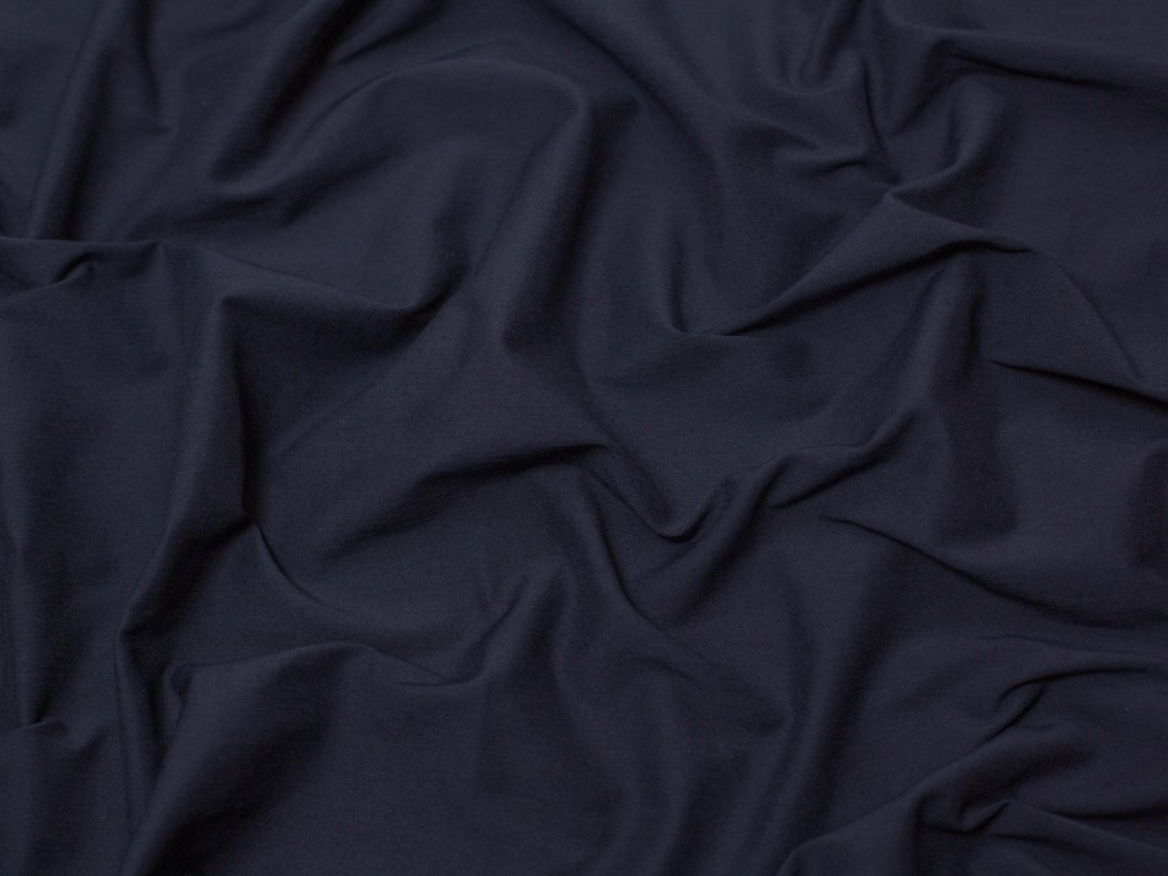 Minerva Core Range Heavy Stretch Woven Bengaline Suiting Fabric Navy Blue