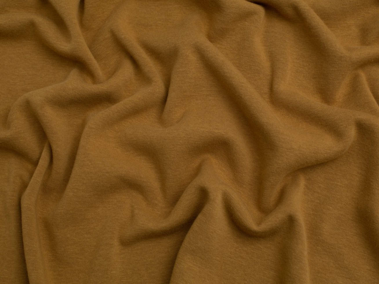 Minerva Core Range Fur Back Sweatshirt Stretch Knit Fabric Sunset