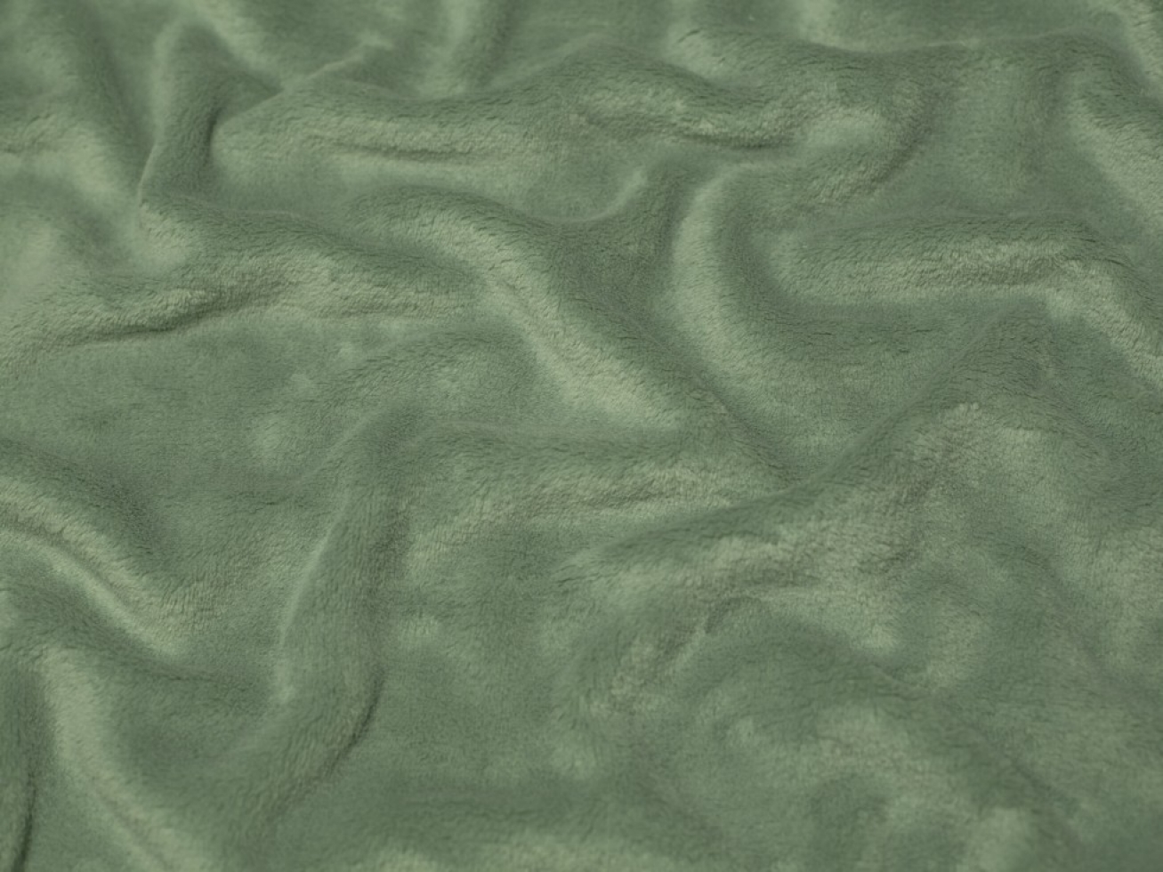Minerva Core Range Super Soft Plush Cuddle Fleece Fabric Soft Green
