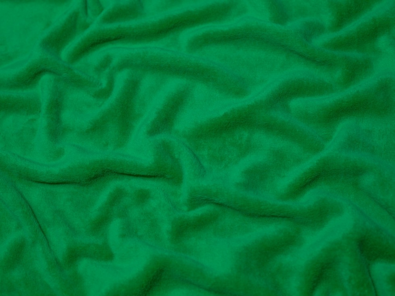 Minerva Core Range Super Soft Plush Cuddle Fleece Fabric Emerald Green