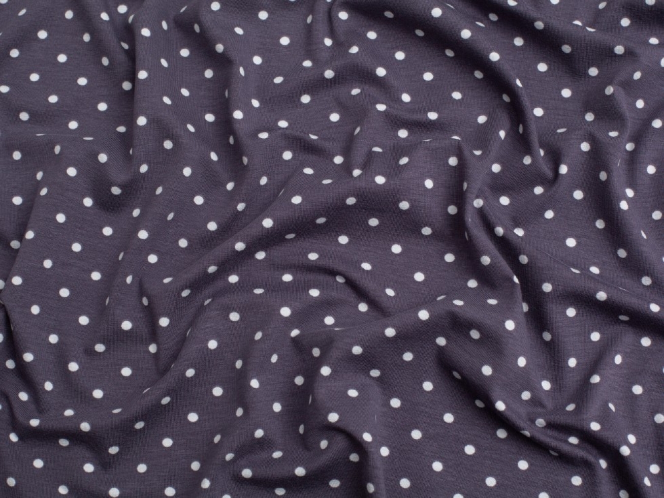 Cotton Jersey Stretch Knit Fabric Dark Grey