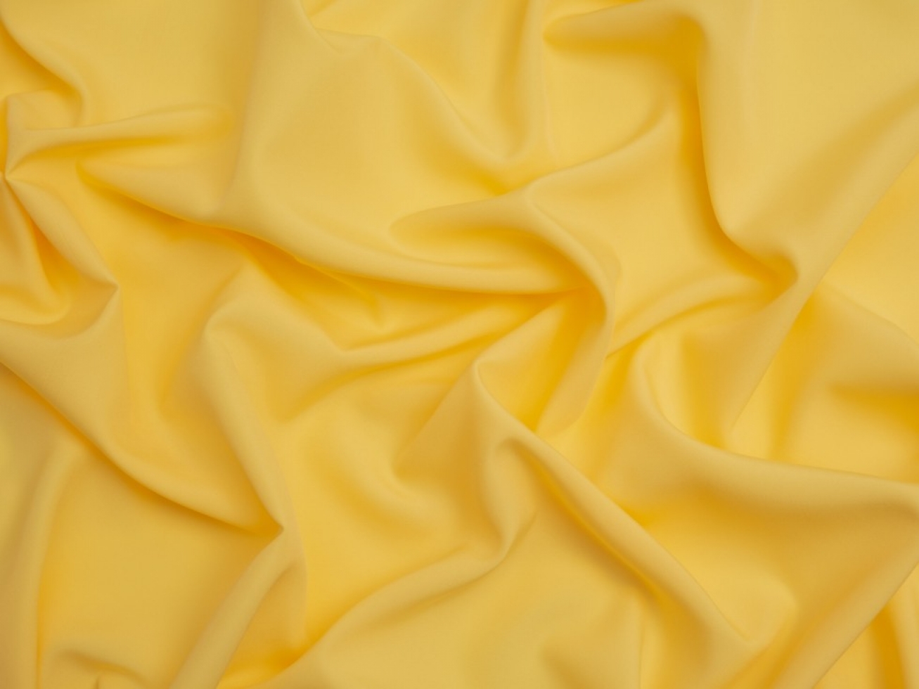 Minerva Core Range Soft Touch Crepe Fabric Sunny Yellow