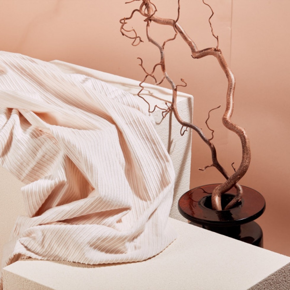 Atelier Brunette 100% Cotton Corduroy Fabric Off White