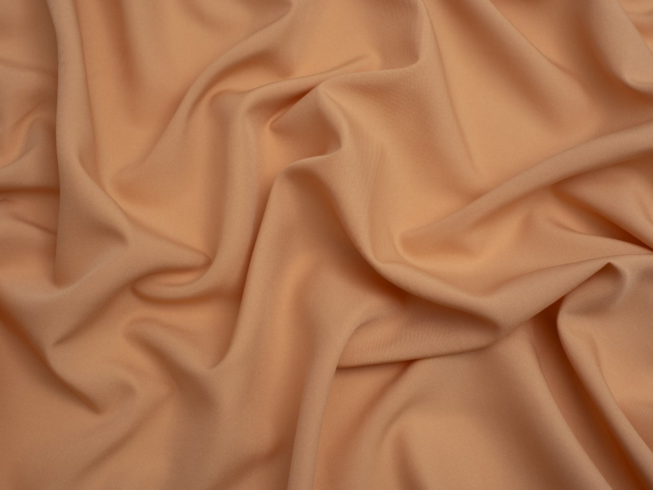 Minerva Core Range Soft Touch Crepe Fabric Light Coffee