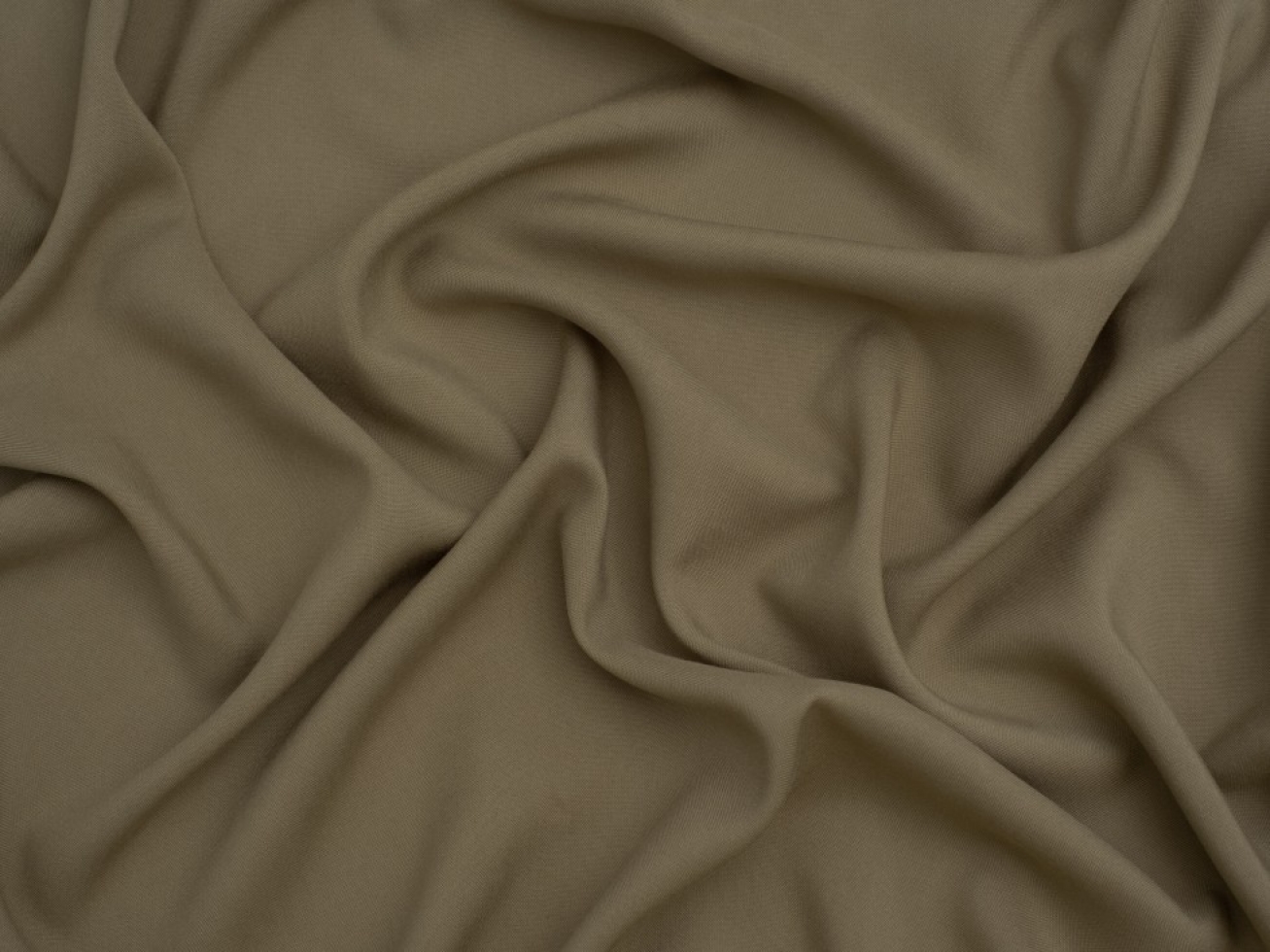 Minerva Core Range Viscose Challis Fabric Dull Gold