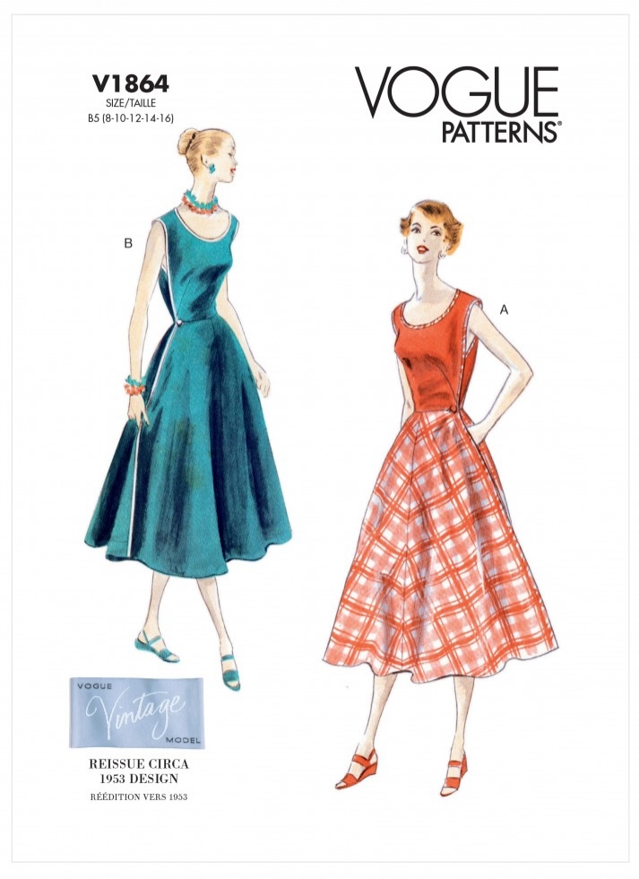 Vogue Paper Sewing Pattern 1864