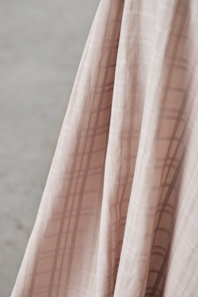 Meet MILK Sina Sheer Tencel Lyocell Cotton Fabric Warm Sand