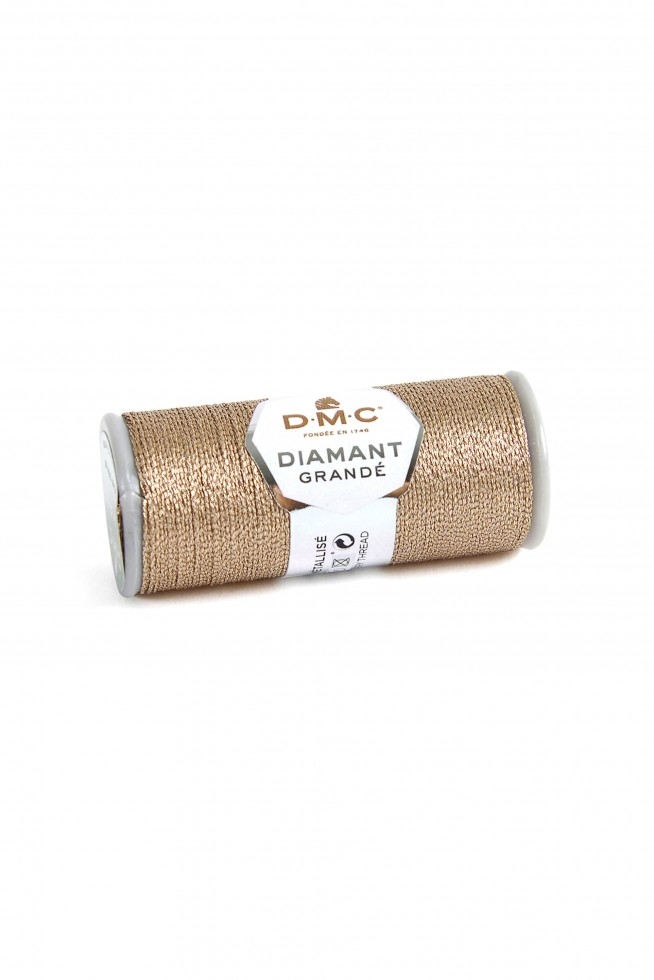 DMC Diamant Grande Metallic Embroidery Thread G225 Pale Gold
