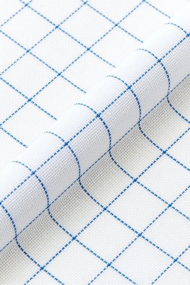 DMC 25 HPI Waste Canvas Guide Fabric Blanc