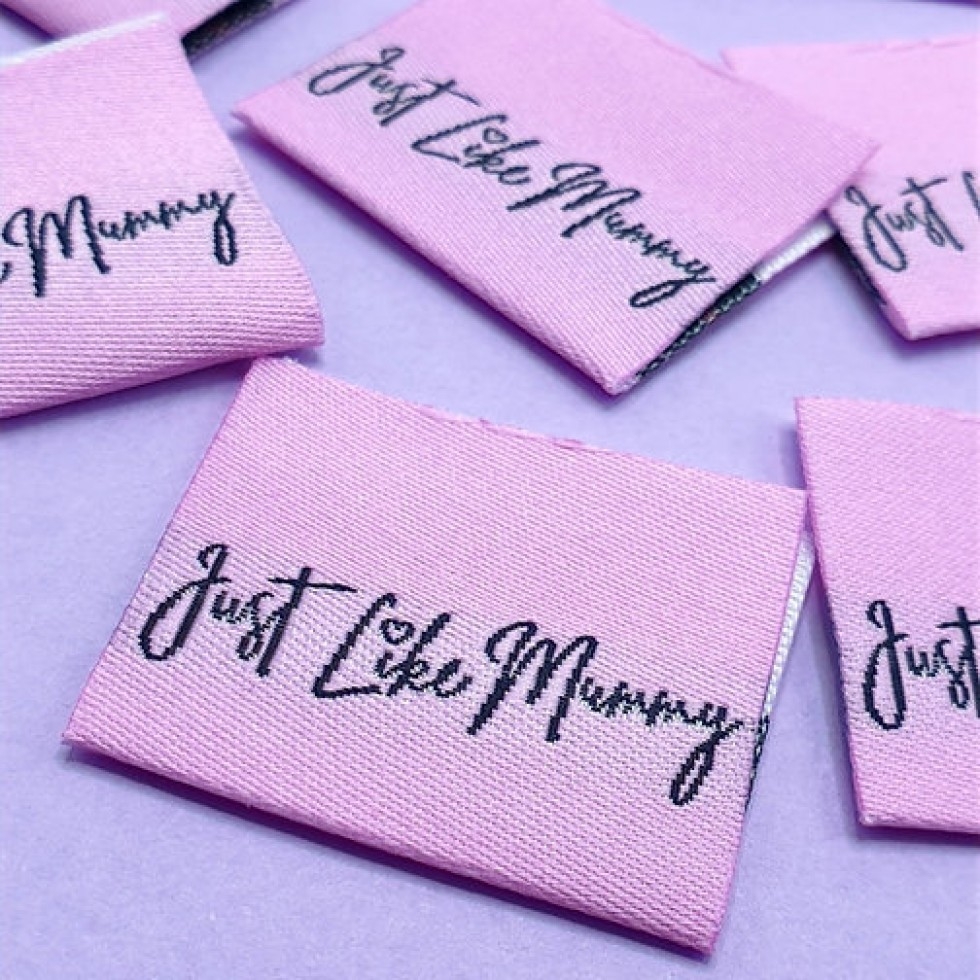 Sew Anonymous Just Like Mummy Woven Labels