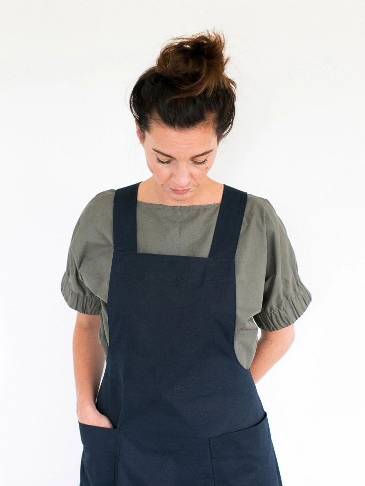 The Assembly Line Paper Sewing Pattern Apron Dress