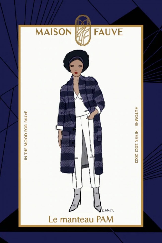 Maison Fauve Paper Sewing Pattern Pam Coat