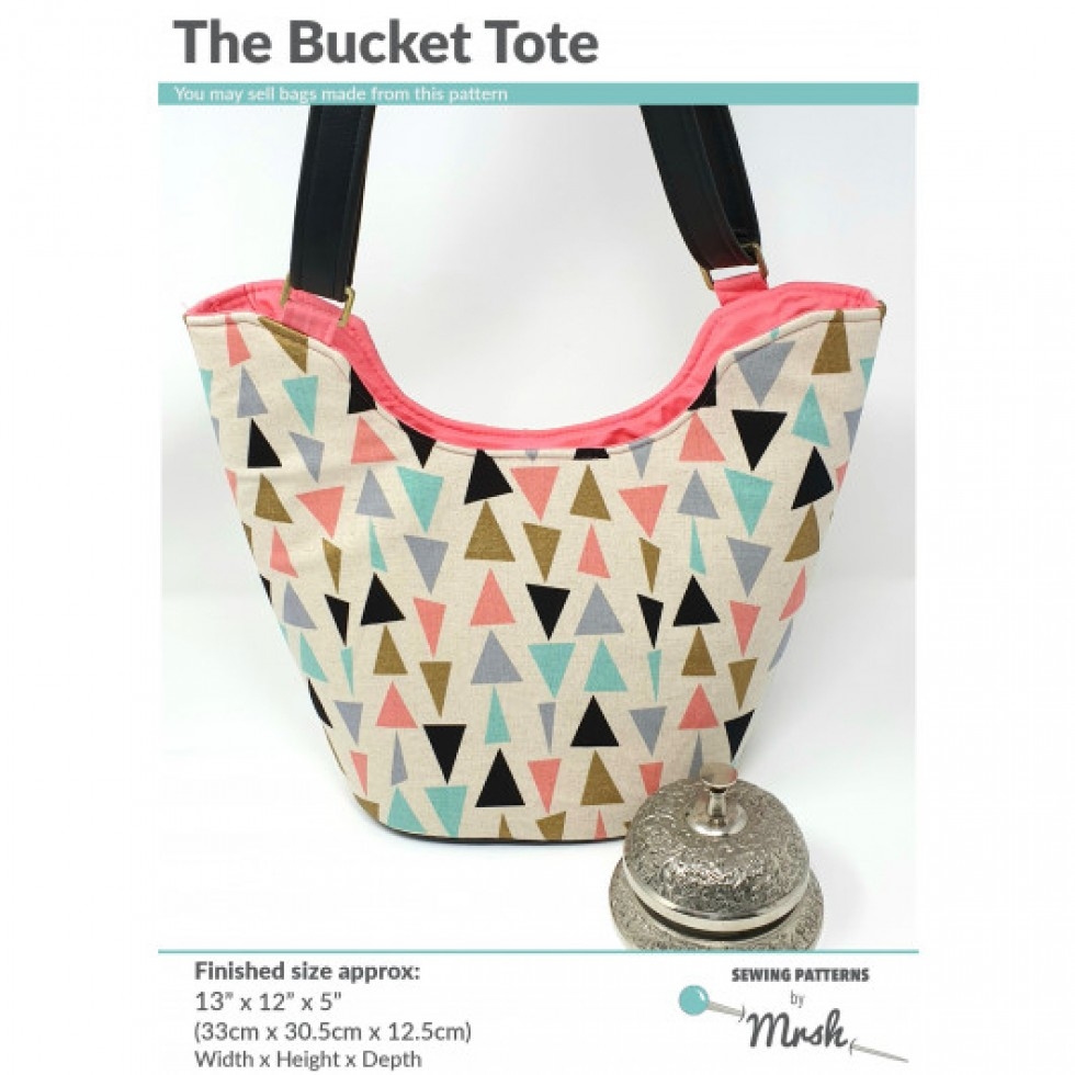 Mrs H Patterns Paper Sewing Pattern The Bucket Tote