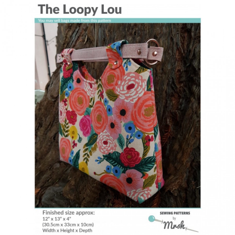 Mrs H Patterns Paper Sewing Pattern The Loopy Lou Bag