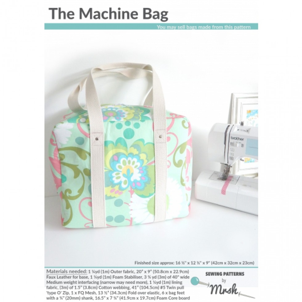 Mrs H Patterns Paper Sewing Pattern The Machine Bag