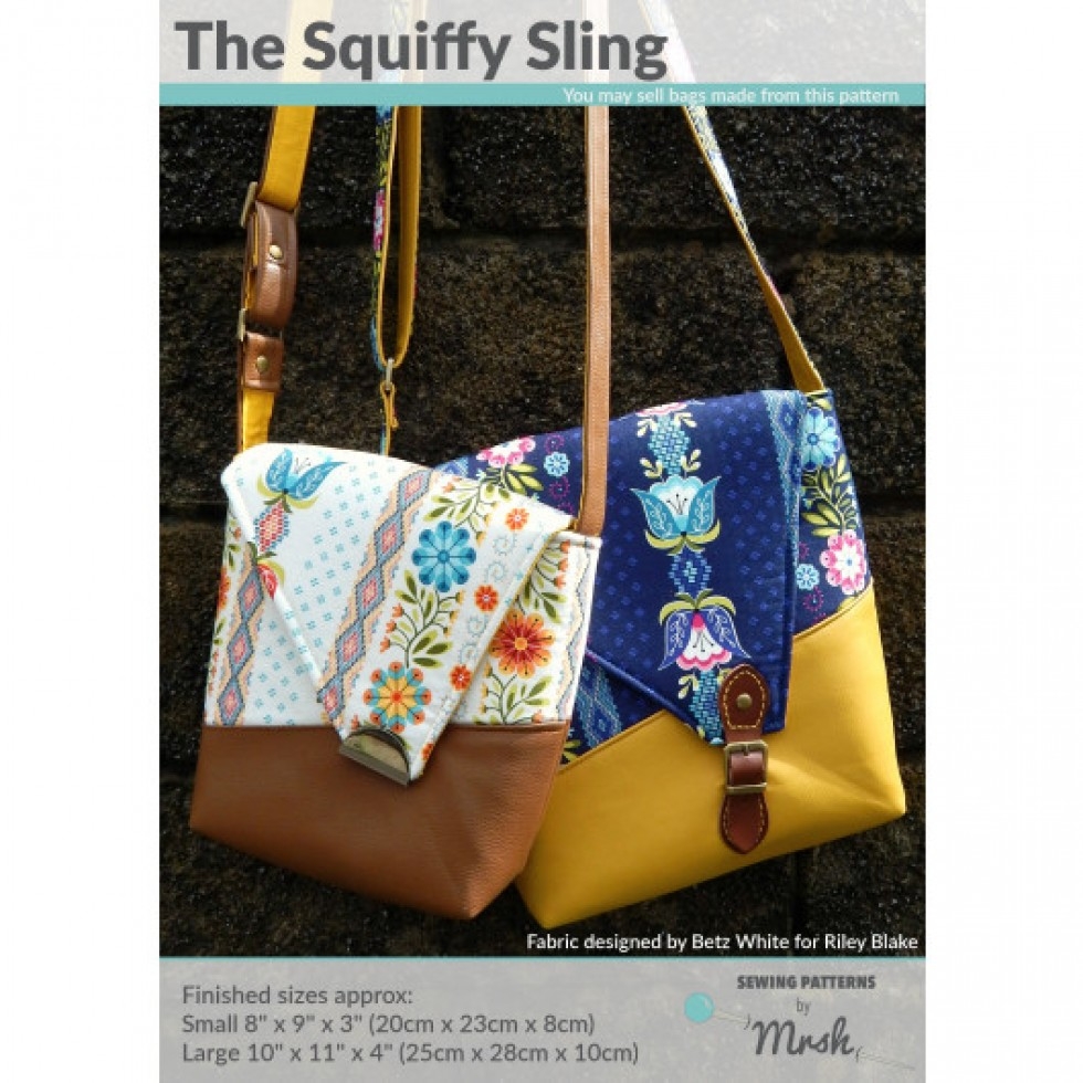 Mrs H Patterns Paper Sewing Pattern The Squiffy Sling Bag