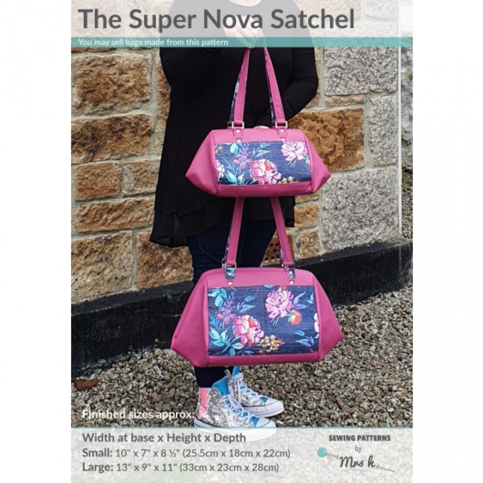 Mrs H Patterns Paper Sewing Pattern The Super Nova Satchel