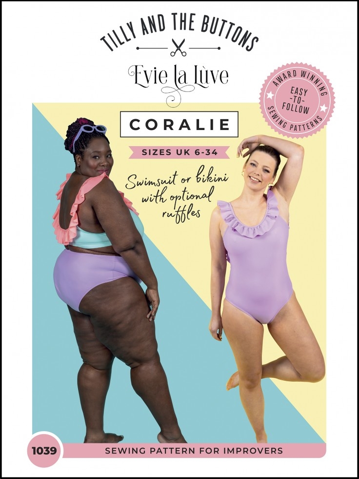 Tilly and the Buttons Paper Sewing Pattern Coralie Swimsuit & Bikini