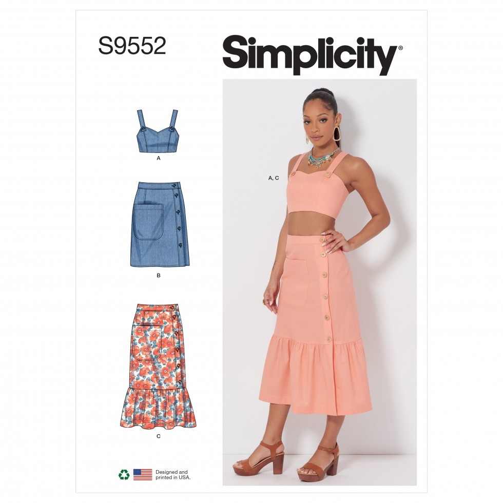 Simplicity Paper Sewing Pattern 9552