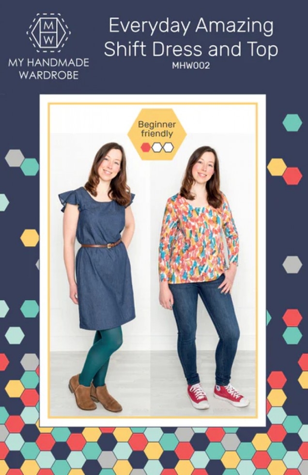 My Handmade Wardrobe Paper Sewing Pattern Everyday Amazing Shift Dress & Top