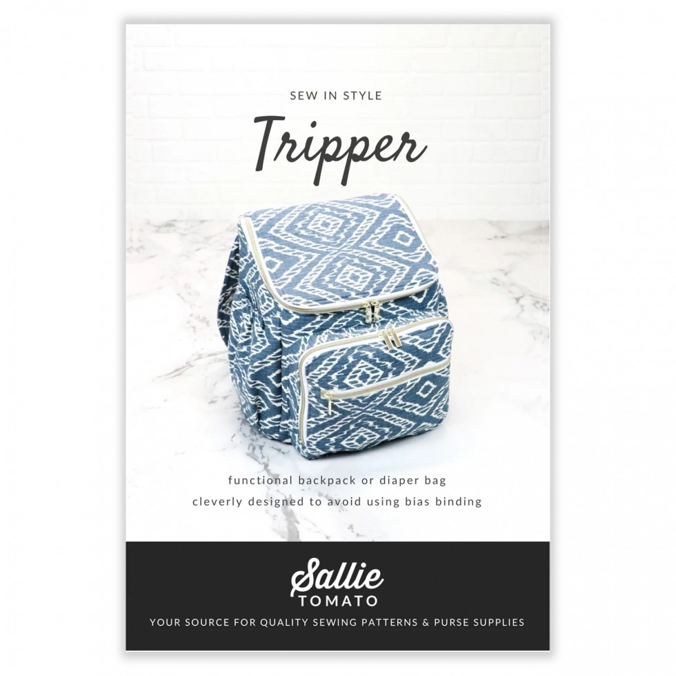 Sallie Tomato Paper Sewing Pattern Tripper Backpack & Diaper Bag