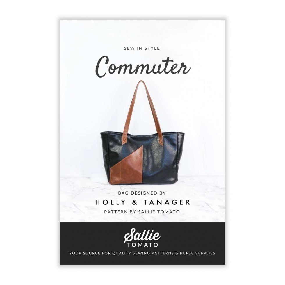 Sallie Tomato Paper Sewing Pattern Commuter Bag