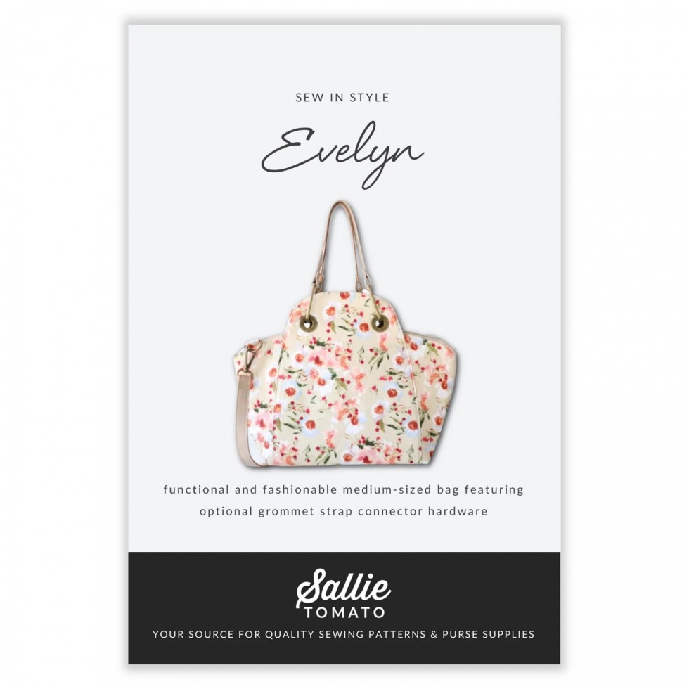 Sallie Tomato Paper Sewing Pattern Evelyn Bag