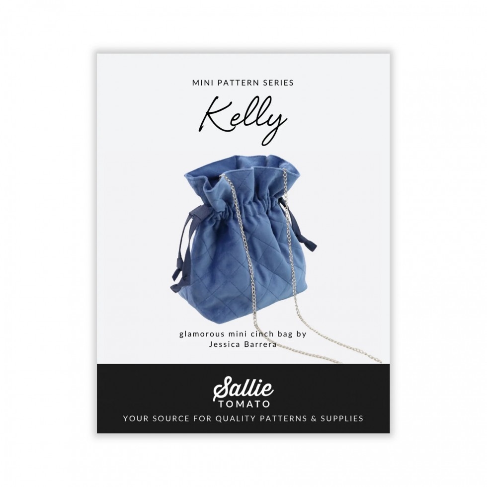 Sallie Tomato Paper Sewing Pattern Kelly Mini Cinch Bag