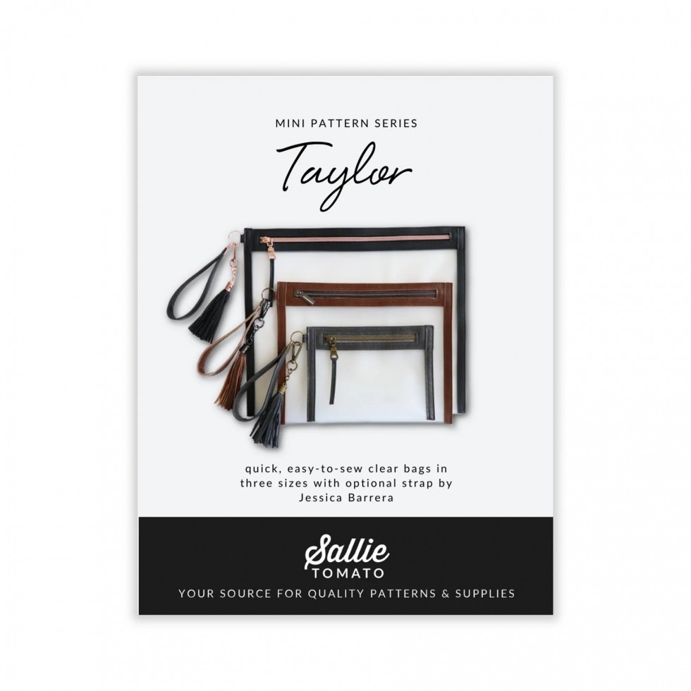 Sallie Tomato Paper Sewing Pattern Taylor Clear Bags