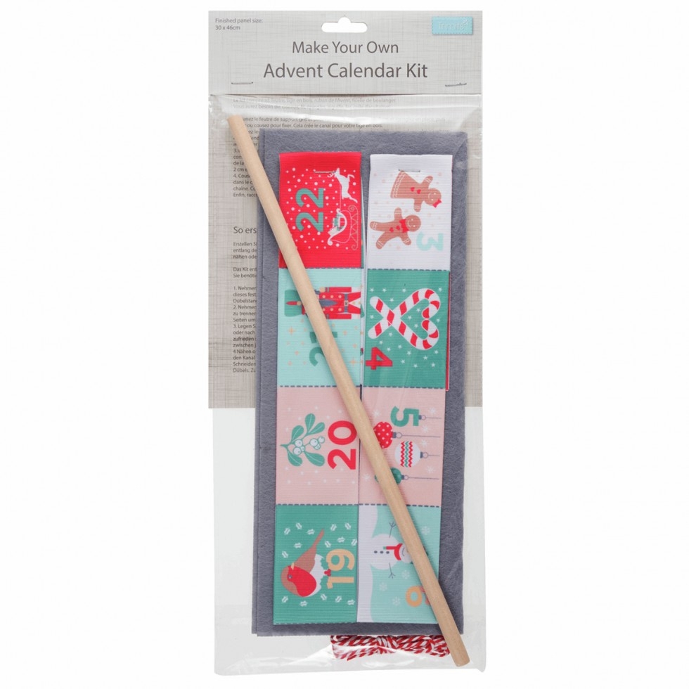 Make Your Own Advent Calendar Kit Cream