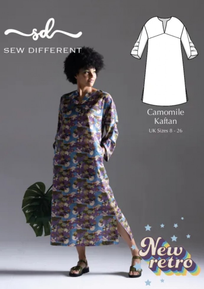Sew Different Paper Sewing Pattern Camomile Kaftan