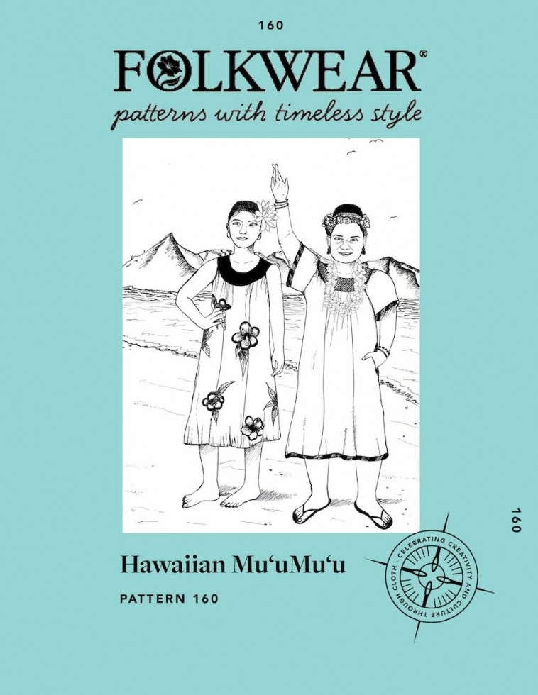Folkwear Patterns Paper Sewing Pattern Hawaiian Mu umu u