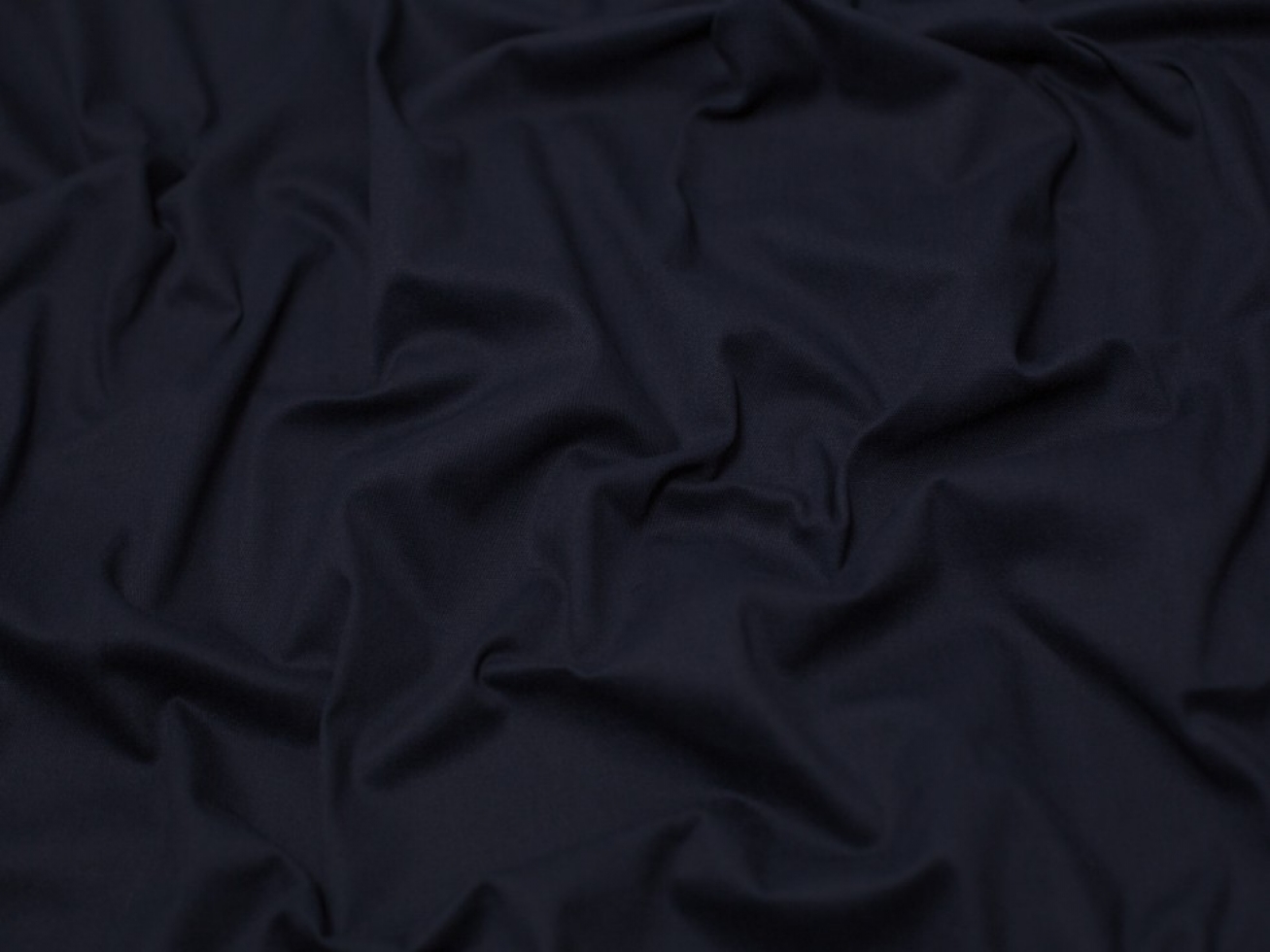 Minerva Core Range Brushed Stretch Woven Cotton Twill Fabric Midnight