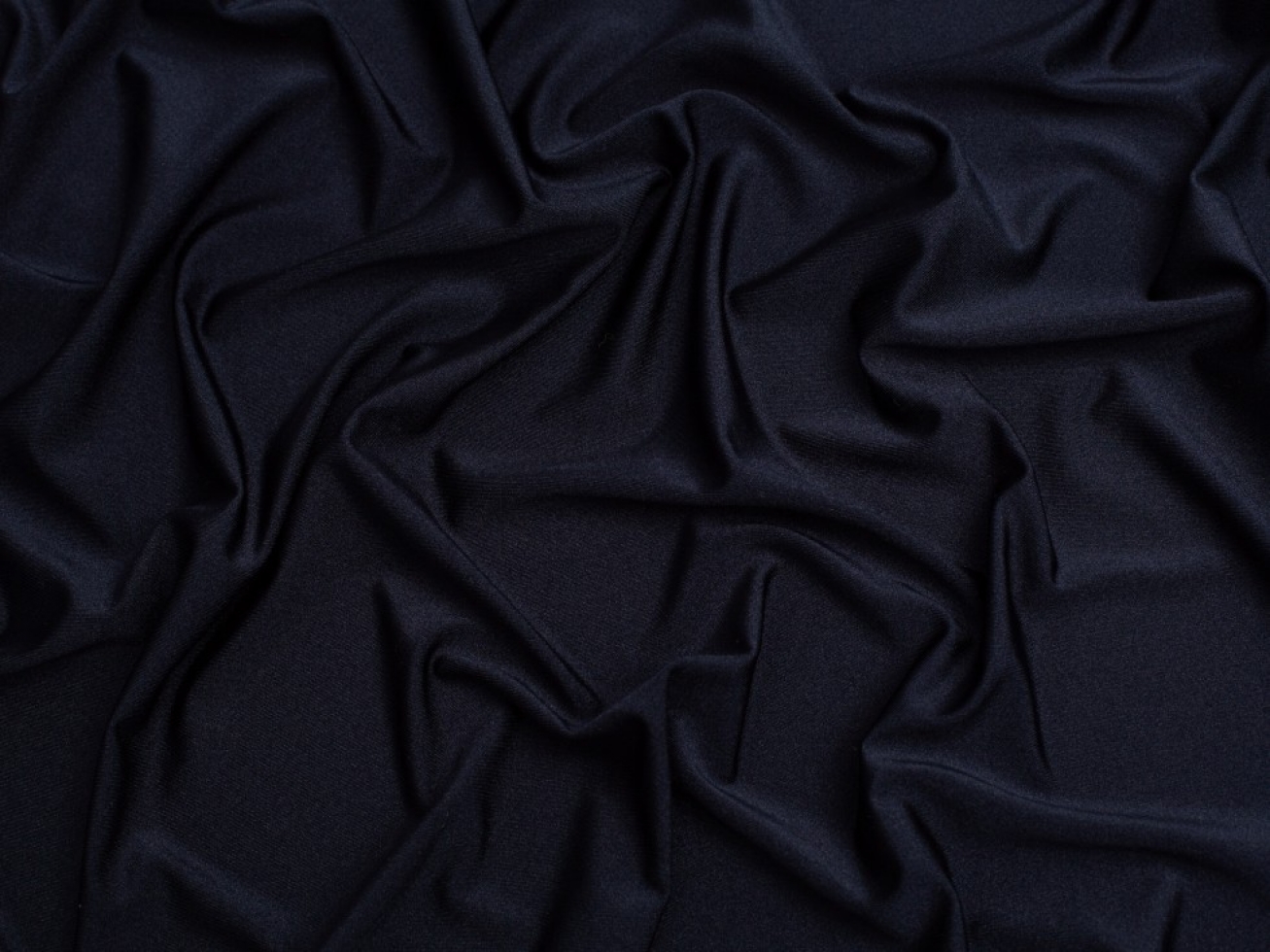 Minerva Core Range Chlorine Resistant Swimwear Lycra Four Way Stretch Knit Fabric Navy Blue