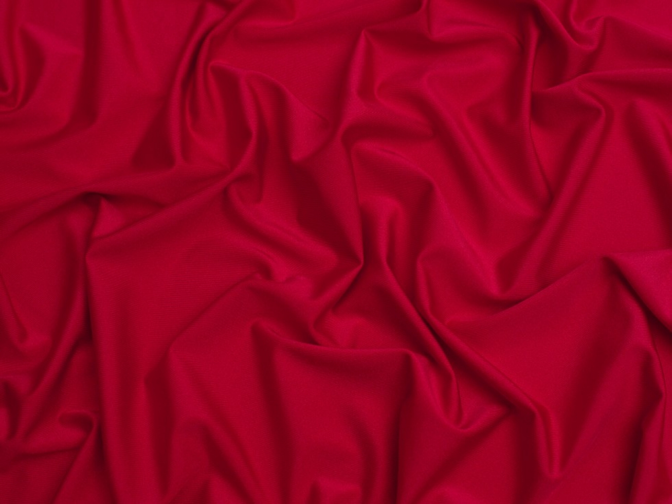 Minerva Core Range Chlorine Resistant Swimwear Lycra Four Way Stretch Knit Fabric Red