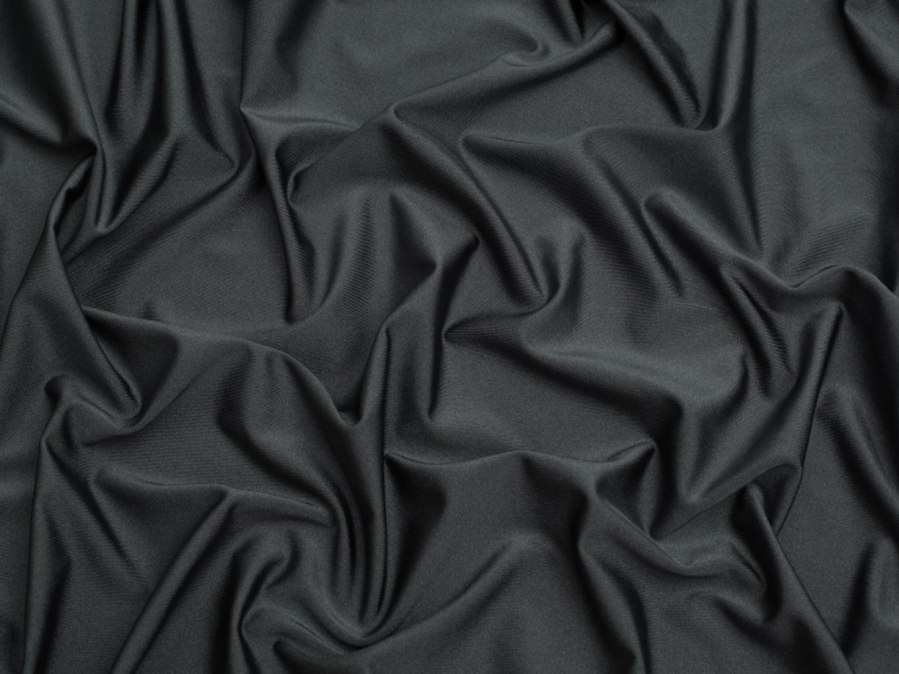 Minerva Core Range Chlorine Resistant Swimwear Lycra Four Way Stretch Knit Fabric Dark Grey