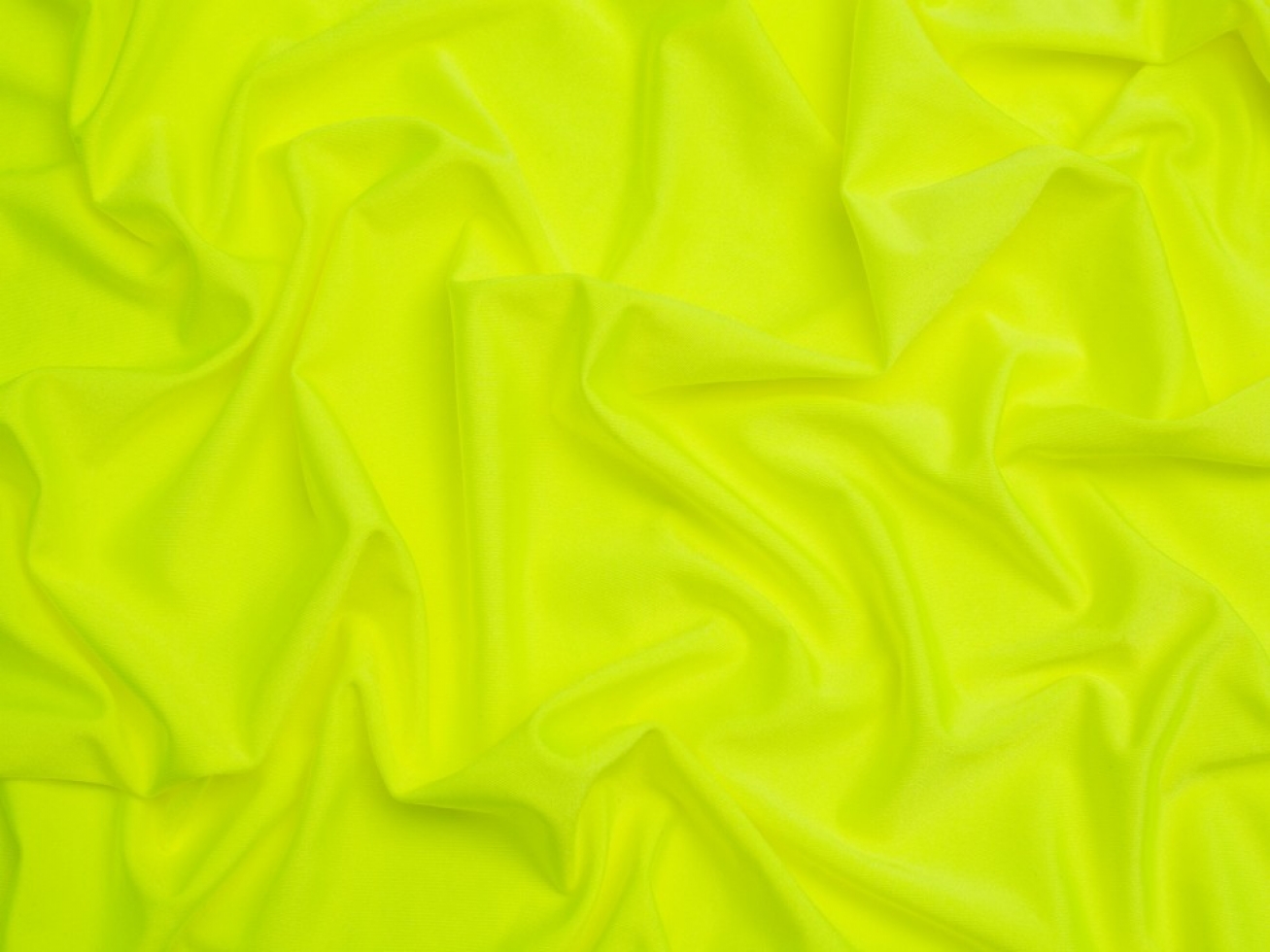 Minerva Core Range Chlorine Resistant Swimwear Lycra Four Way Stretch Knit Fabric Neon Yellow