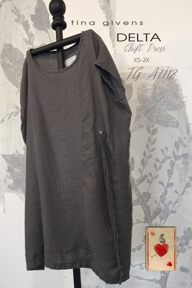 Sew Tina Givens Paper Sewing Pattern Delta Shift Dress