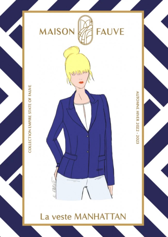 Maison Fauve Paper Sewing Pattern Manhattan Blazer Jacket