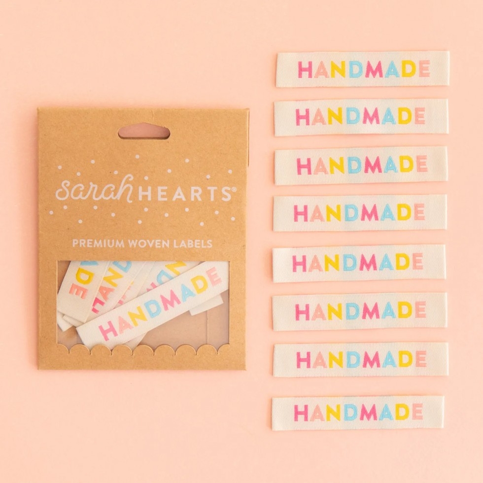 Sarah Hearts Handmade Woven Labels