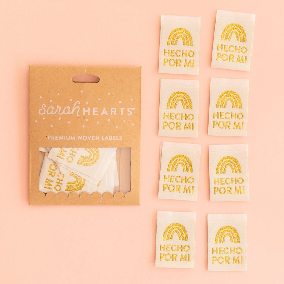 Sarah Hearts Hecho Por Mi Woven Labels