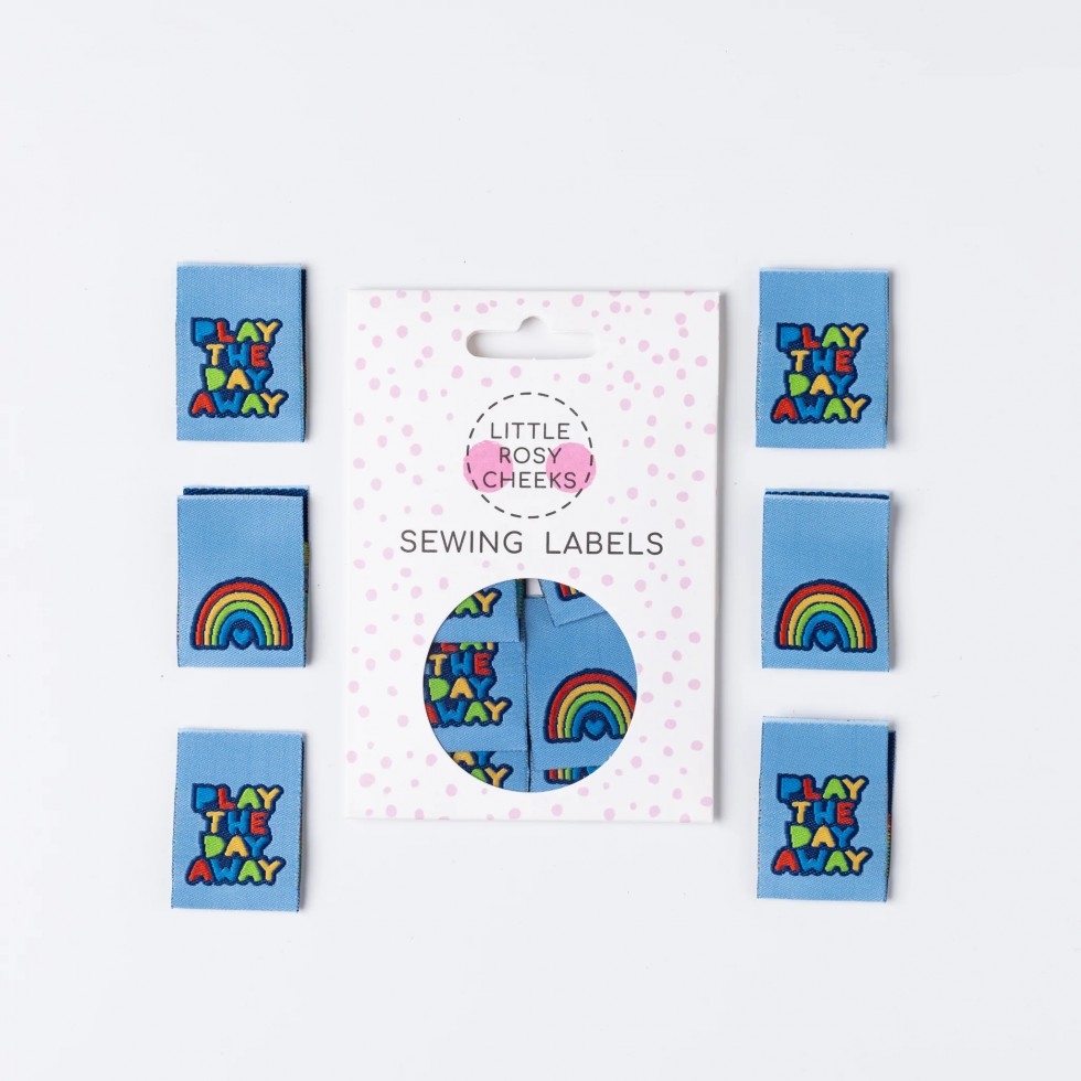 Little Rosy Cheeks Play The Day Away Woven Labels
